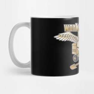 Working Class Hero Concrete Mixer Beige Mug